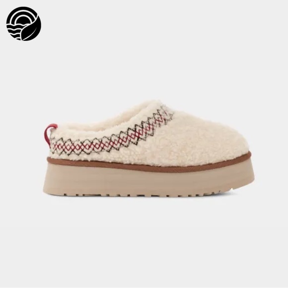 UGG Shoes - NWT UGG Tazz UGGBraid Platform Slippers Clogs Natural Size Women 7